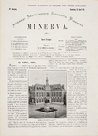 206909 Geïllustreerd artikel in het studentenweekblad Minerva over de opening van het nieuwe Academiegebouw ...